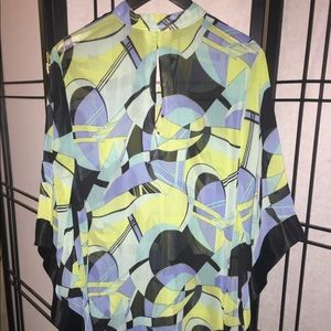 Geometric print dress